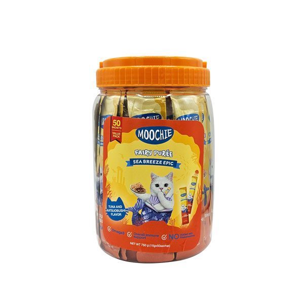 Moochie Sıvı Kedi Ödülü Ton-Katsuobushi 50x15 Gr - Lisinya