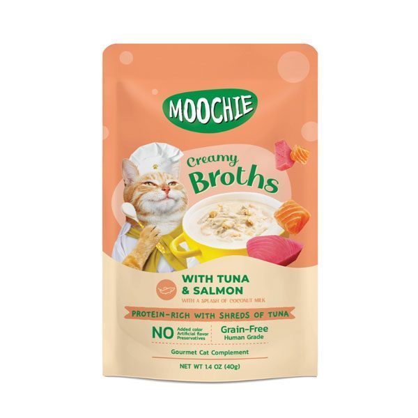 Moochie Çorba Kedi Ödülü Ton-Somon 40 Gr - Lisinya