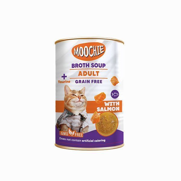 Moochie Et Suyu Çorba Somon Balıklı Yet.Kedi 135ML - Lisinya