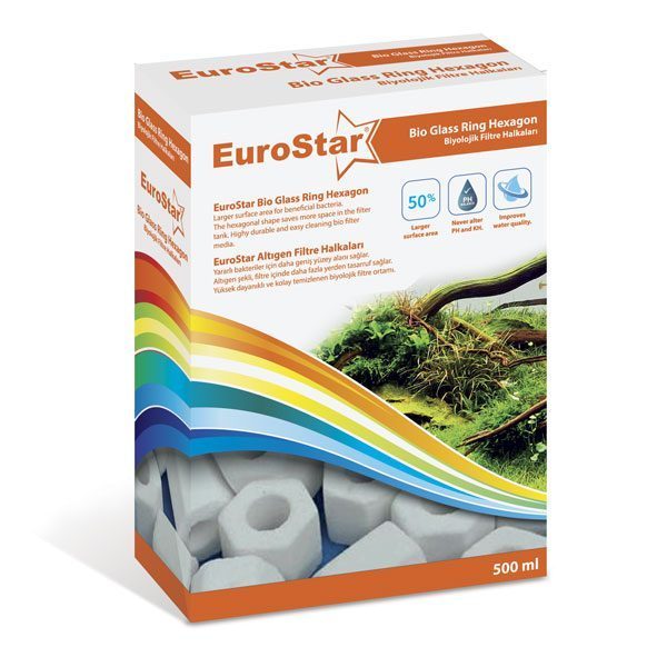 EuroStar Bio Filter Ring Hexagon 500 Ml - Lisinya