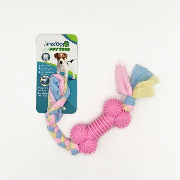 EuroDog Puppy Toys Pembe Kemik Diş Kaşıma Oyuncağı - Lisinya