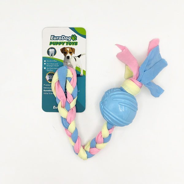 EuroDog Puppy Toys Mavi Top Diş Kaşıma Oyuncağı - Lisinya