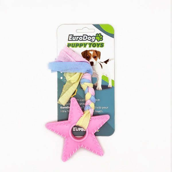 EuroDog Puppy Toys Pembe Yıldız Diş Kaşıma Oy. - Lisinya