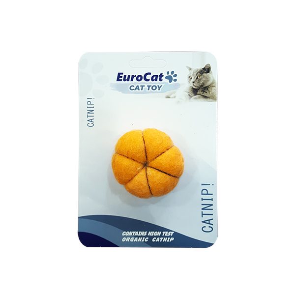 EuroCat Kedi Oyuncağı Balkabağı 5 cm - Lisinya