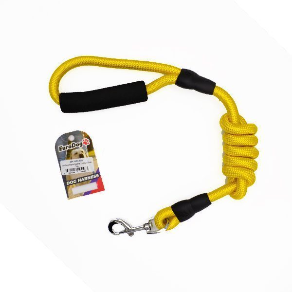 Eurodog Köpek Uzatma Tasması 14mmx120 Cm Sarı - Lisinya