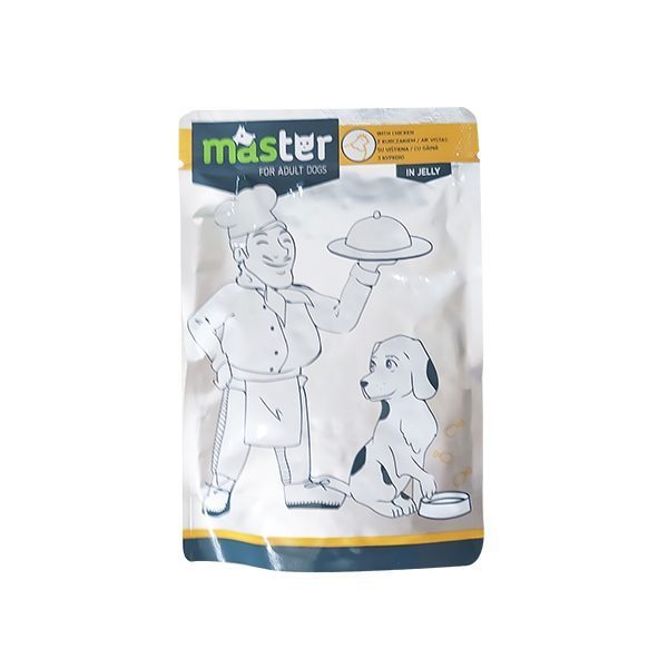 Master Tavuklu Pouch Küçük Irk Köpek Maması Jöle 80 Gr - Lisinya