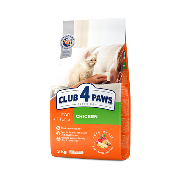 Club4Paws Premium Tavuklu Yavru Kedi Maması 5 Kg - Lisinya