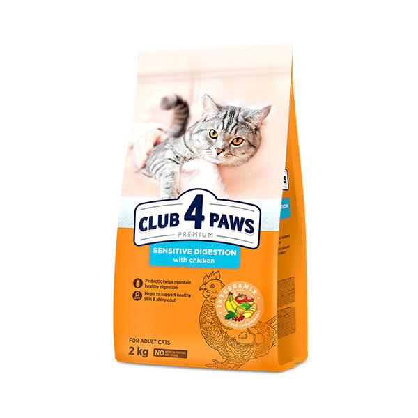 Club4Paws Premium Sensitive Digestion Yetişkin Kedi Maması 2 kg - Lisinya