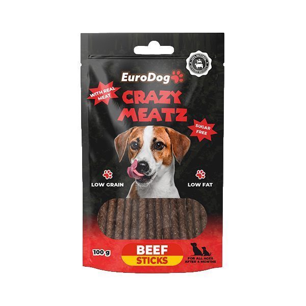 EuroDog Beef Sticks Köpek Ödül 100 Gr - Lisinya