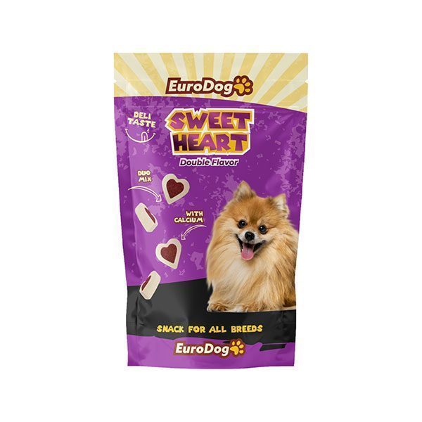 EuroDog Sweet Heart Kuzu Etli 100 Gr. - Lisinya