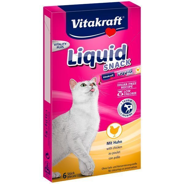 Vitakraft Tavuklu Ve Taurinli Sıvı Kedi Ödülü 90 Gr - Lisinya