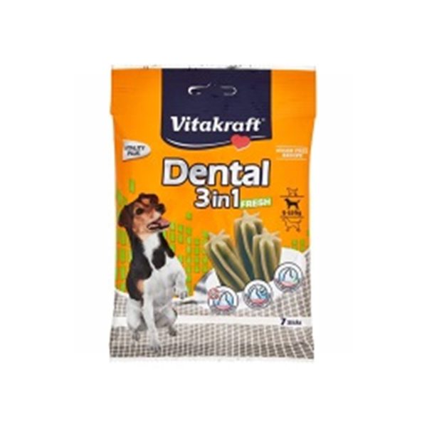 Vitakraft Mentol ve Çinko Katkılı Ağız ve Diş Sağlığı İçin Yavru Köpek Ödülü 7 Adet - Lisinya