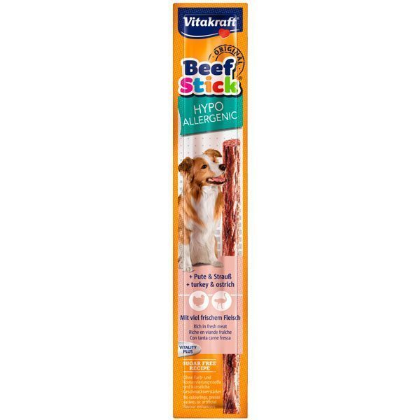 Vitakraft Beef Stick Devekuş+hindi Hypoaller 2g 50 - Lisinya