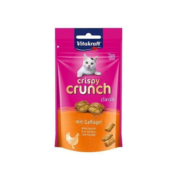 Vitakraft Crispy Crunch Kümes Hayvanlı Kedi Ödülü60 Gr - Lisinya