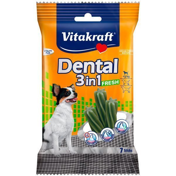 Vitakraft Köpek Naneli Diş Bakımı ödül 3ü1 XS 12 - Lisinya