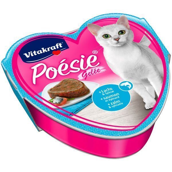 Vitakraft Poesie Jöle İçerisinde Somon ve HavuçluYetişkin Kedi Konservesi 85 Gr - Lisinya