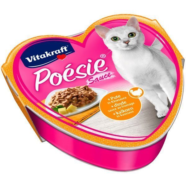 Vitakraft Poesie Peynir Soslu ve Hindili Yetişkin Kedi Konservesi 85 Gr - Lisinya