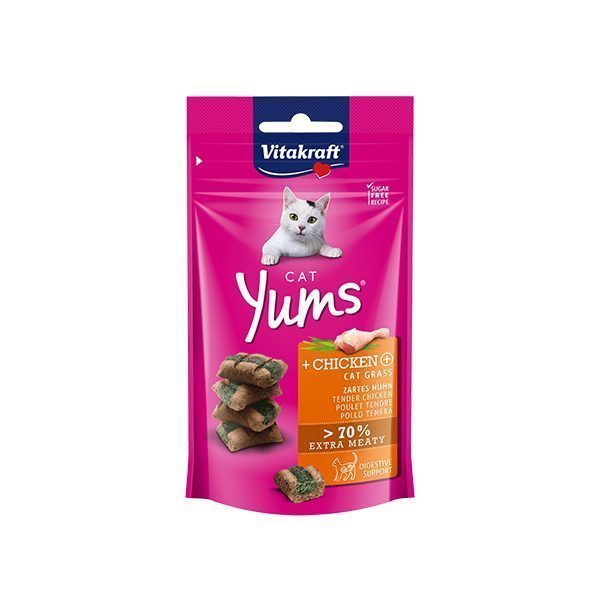 Vitakraft Tavuklu Ve Kedi Otlu Yumuşak Kedi Ödülü40 Gr - Lisinya