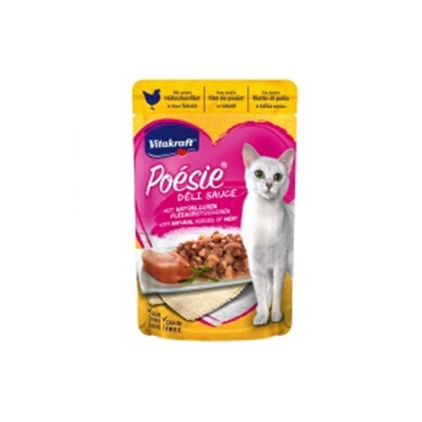 Vitakraft Poesie Yaş Kedi Maması Tavuklu 85g - Lisinya