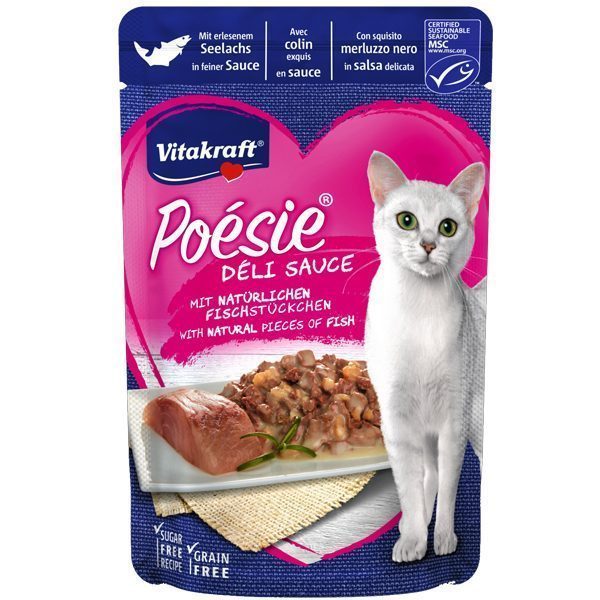 Vitakraft Poesie Coalfish Pouch Kedi Maması 85G - Lisinya