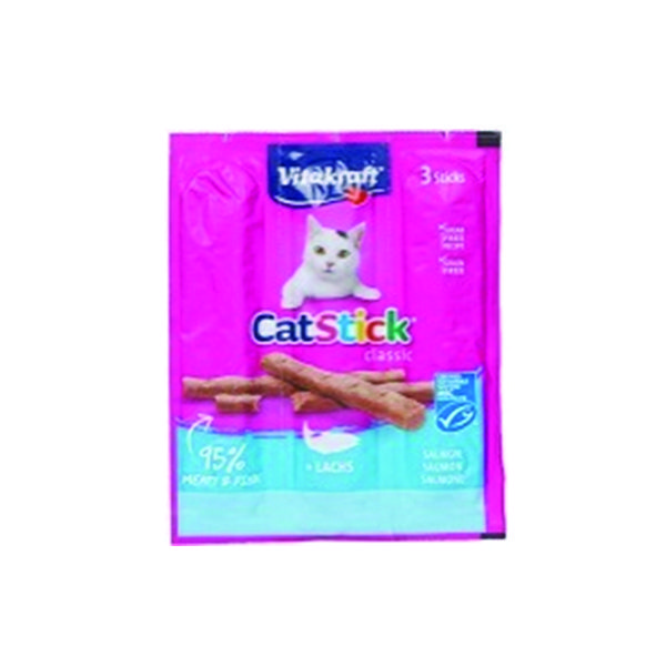 Vitakraft Cat Stick 18g 3x6 Somonlu - Lisinya