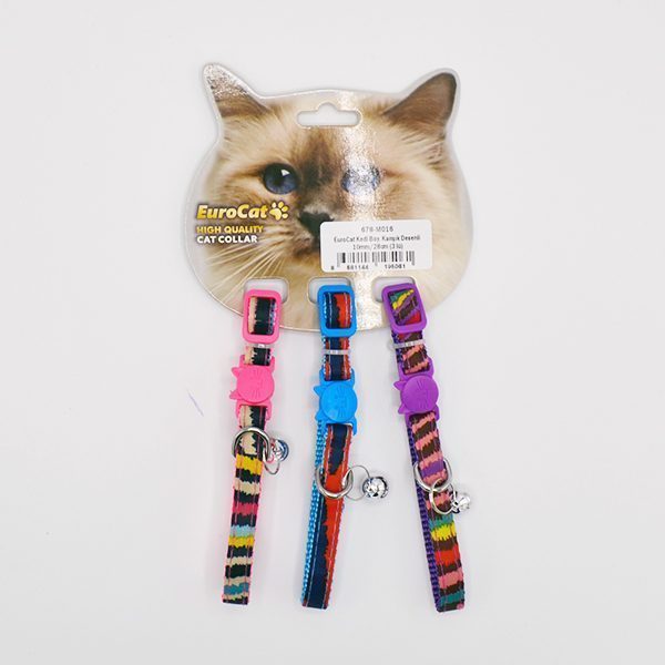 EuroCat Kedi Boy. Karışık Desenli 10mm28cm (3 lü) - Lisinya