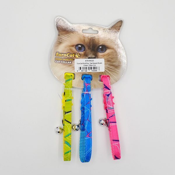 EuroCat Kedi Boy. Tas.Karışık Renkli 10mm28cm 3Lü - Lisinya