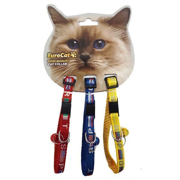 EuroCat Kedi Boy. Tas. Bayrak Des.10mm28cm (3 Lü) - Lisinya