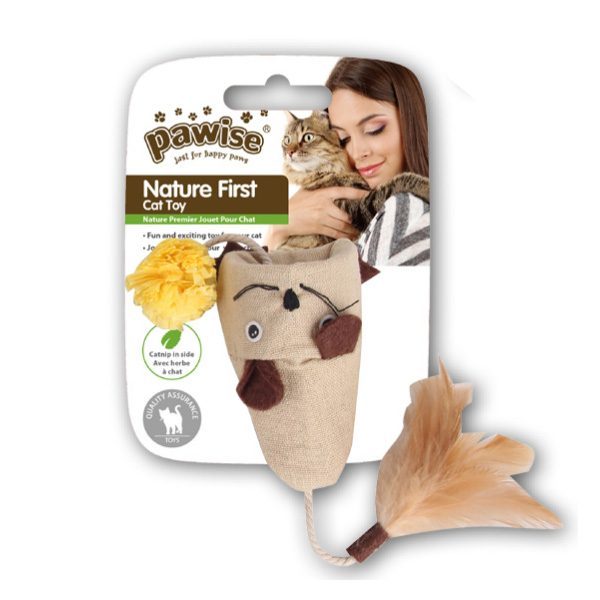 Pawise Keten Fare Kedi Oyuncağı 12 5 cm - Lisinya