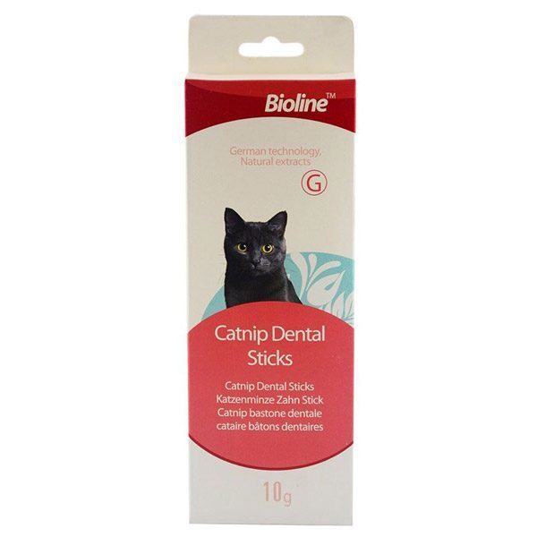 Bioline Tartar Önleyici Catnipli Dental Kedi Çubukları - Lisinya