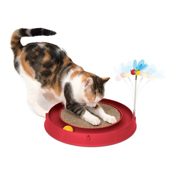 Catit Play Circ. Ball W. Scratch Pad - Lisinya