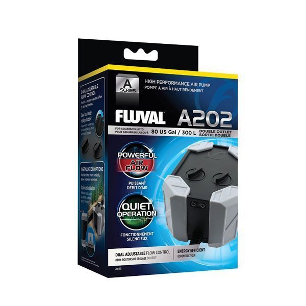 Fluval Air 202 Hava Motoru Çift Çıkışlı - Lisinya