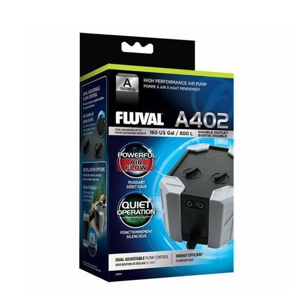 Fluval Air 402 Hava Motoru Çift Çıkışlı - Lisinya