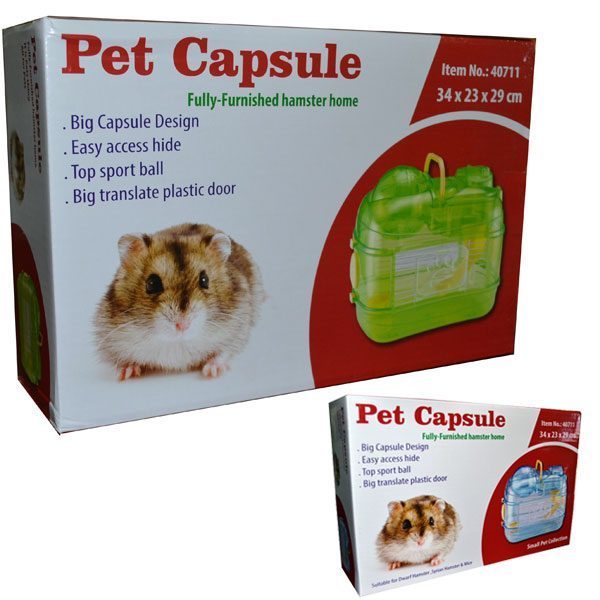 Pet Capsule Akrilik Hamster Kafesi - Lisinya