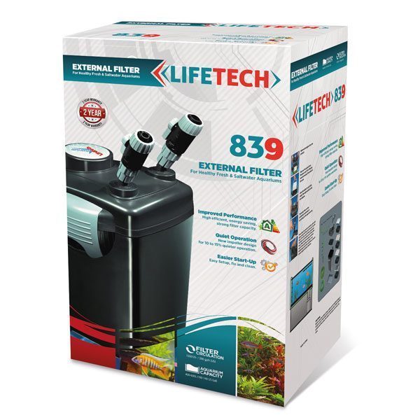 Life Tech Dış Filtre Siyah Kova İçi Dolu 1500 LH - Lisinya