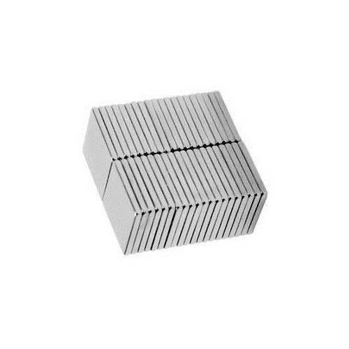 30x10x3mm Neodyum 20 Adet Köşeli Blok N35 Mıknatıs ( Lisinya )