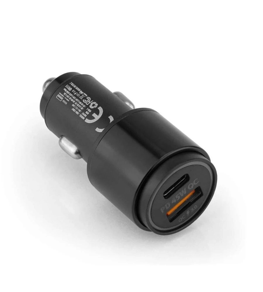 45w Pd Usb Oto Şarj Kafa Hızlı Şarj Çakmaklık Adaptörü, Usb-c Ve Usb-a Çıkışlı, İphone Ve Android Uyumlu