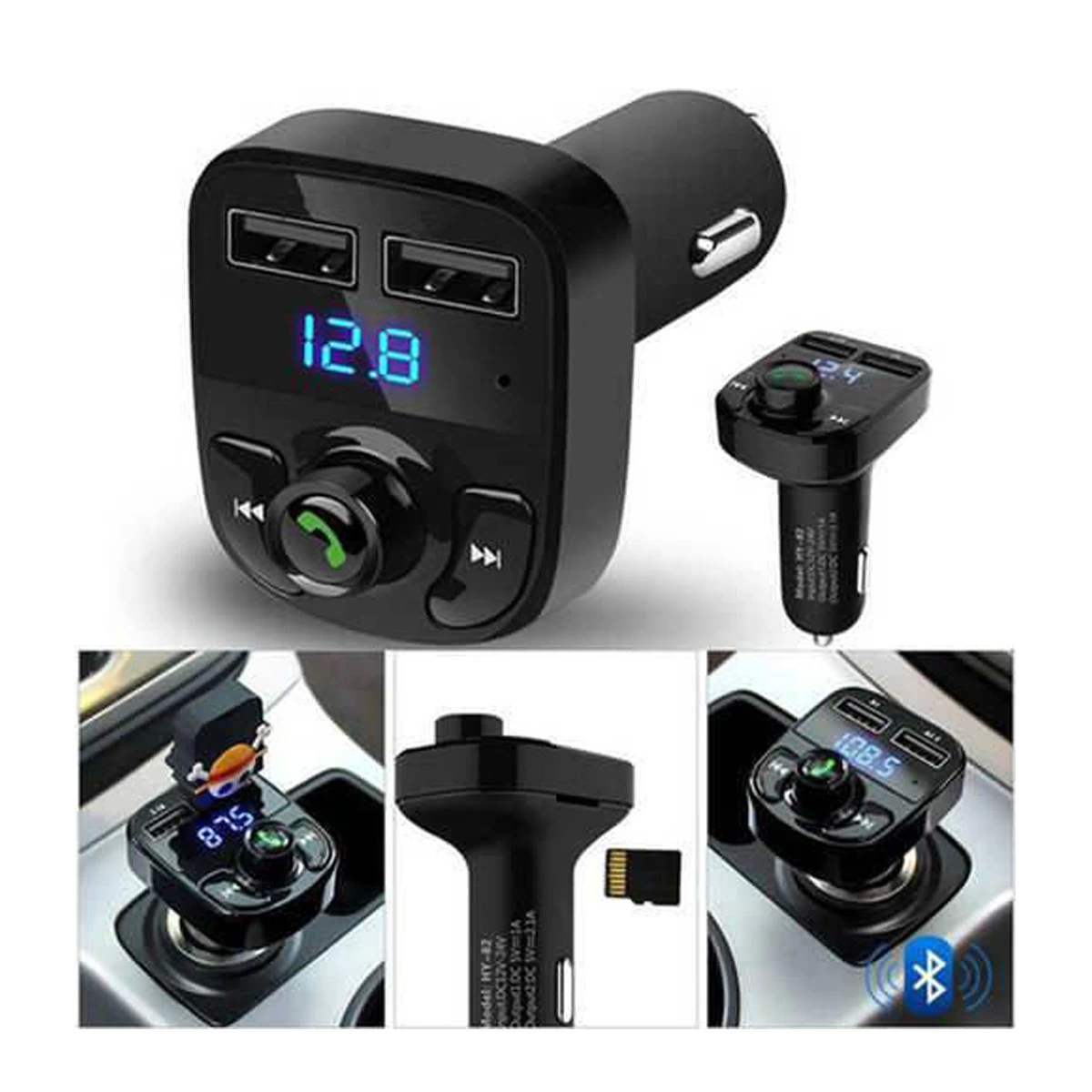 Bluetooth Fm Transmitter Car X8 ( Lisinya )