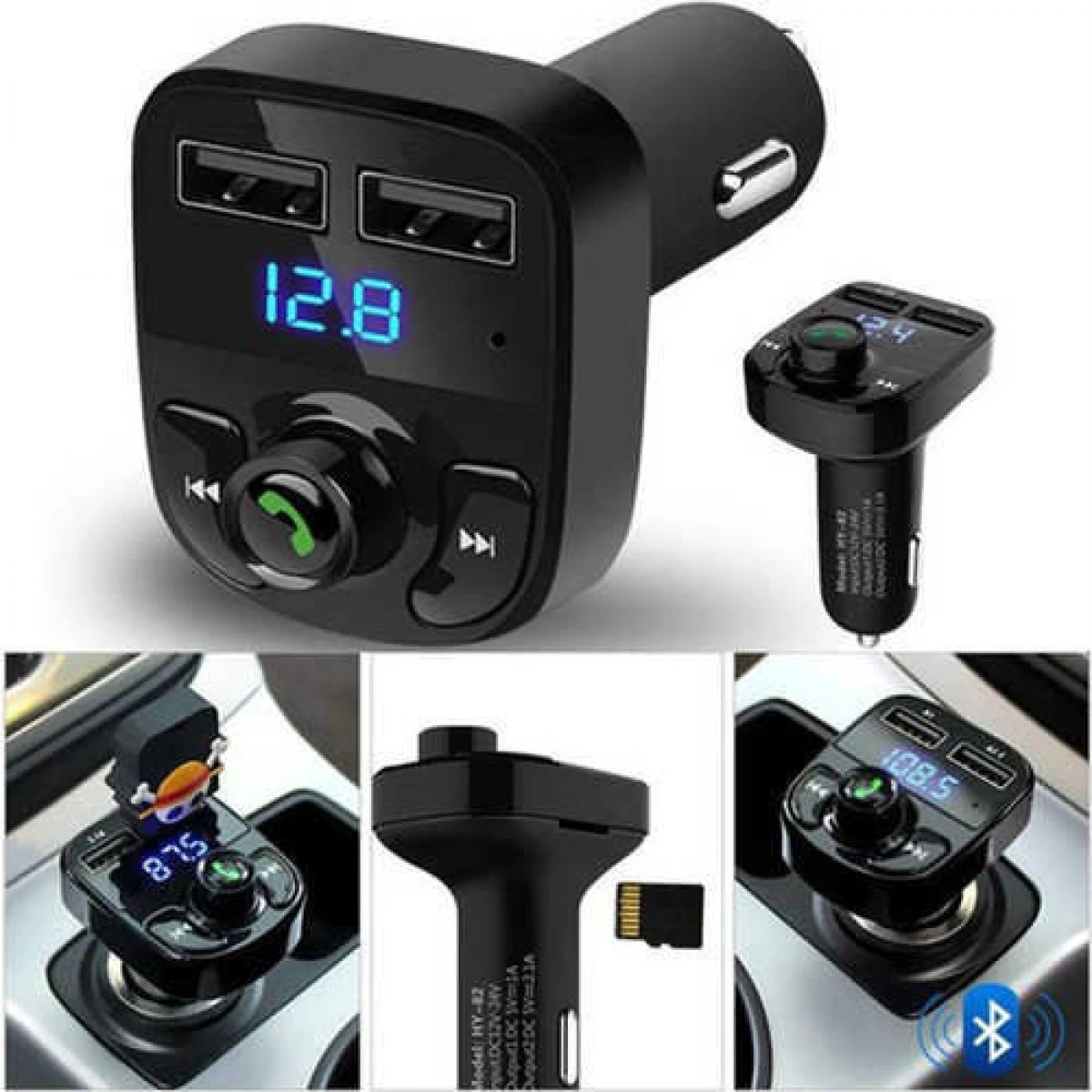 Carx8 Bluetooth Araç Kiti Fm Transmitter ( Lisinya )