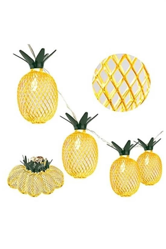 Dekoratif Pilli Pineapple Ananas Pilli Şerit Led Işık (1 Metre)