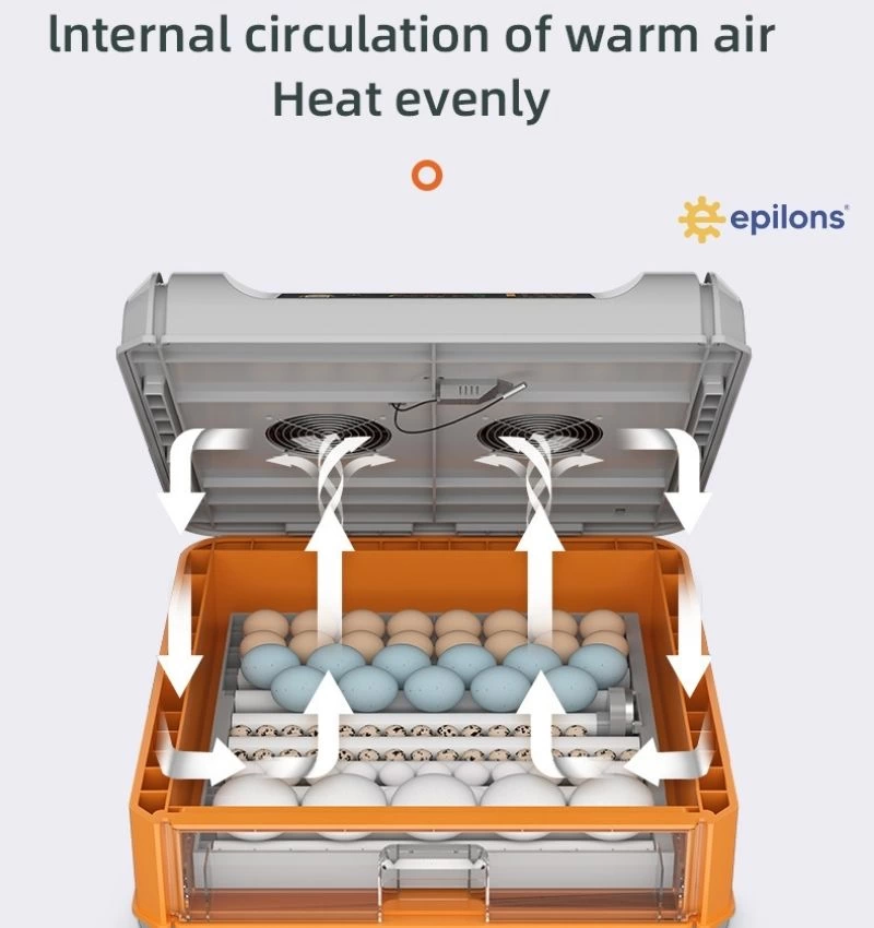 Epo-128 Yumurtalık 5 Programlı Tam Otomatik Kuluçka Makinesi İncubator ( Lisinya )