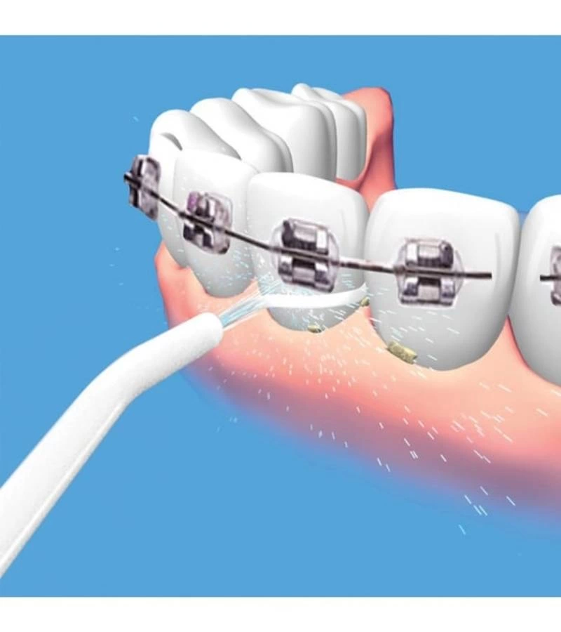 Portatif Tasarım Power Floss Mekanik Diş Ve Ağız Temizleme Aleti ( Lisinya )