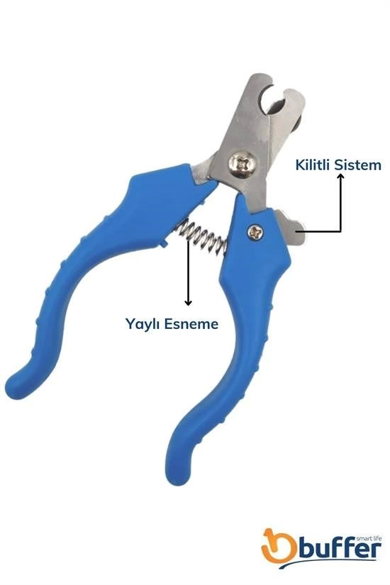 Evcil Hayvan Kedi Ve Köpek Paslanmaz Çelik Yaylı Tırnak Makası Ve Düzeltme