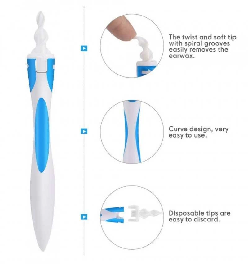 Find Back Pratik Kulak Temizleme Aparatı Silikon Kit Ear Claning ( Lisinya )