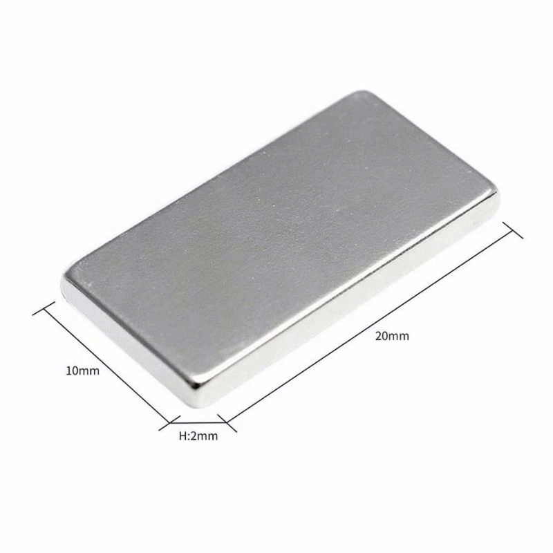 N35 20x10x2 Mm Neodyum Mıknatıs 1000 Adet, Köşeli, Nikel Kaplamalı Kaliteli Ve Dayanıklı Ürün ( Lisinya )