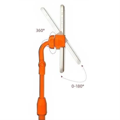 Masa Üstü Tablet Ve Telefon Tutucu Plastik Aparat Turuncu Telefon Standı