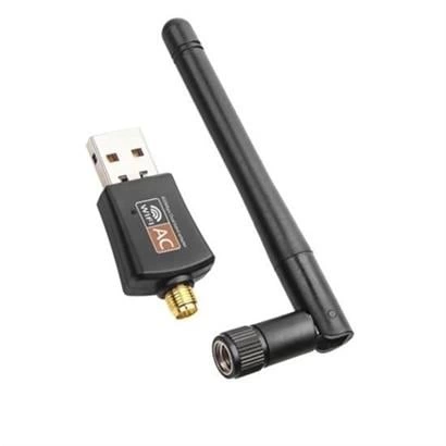 Mini Modem Nano Antenli Kablosuz 600 Mbps Usb 20 Kablosuz Ağ Dağıtıcı Alıcı Wireless Adaptör ( Lisinya )