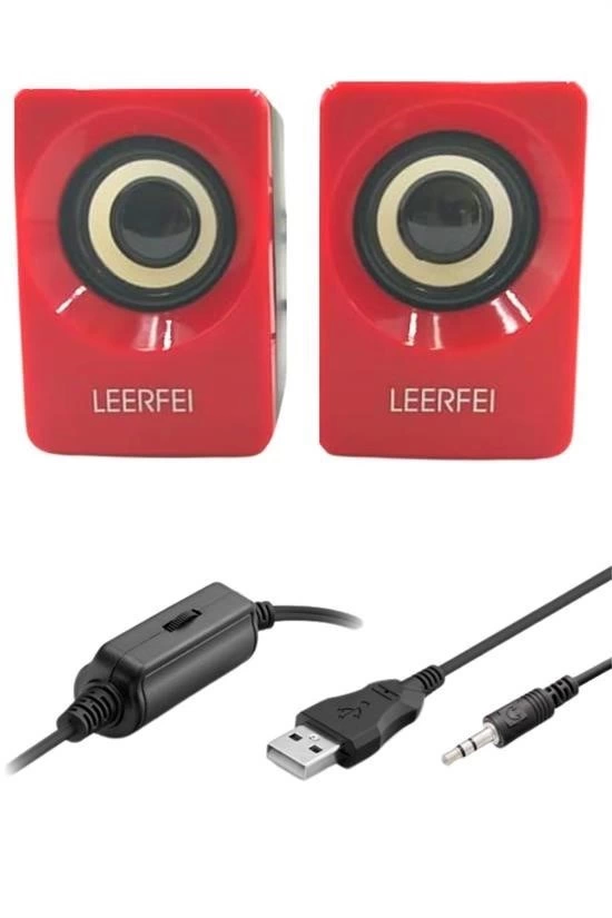 N62 1+1 Multimedia Usb Ve Jacklı Mini Hoparlör Yüksek Stereo Ses Sistemi