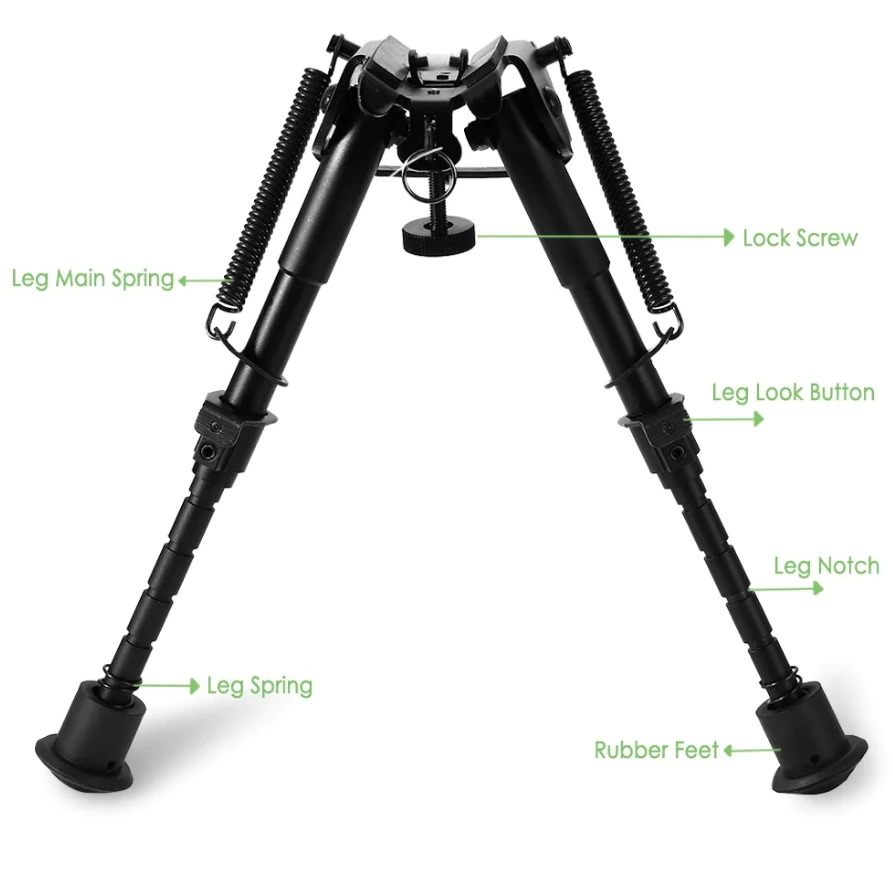 Nikula-üstün Metal Alaşım Bipod Çatalayak ( Lisinya )