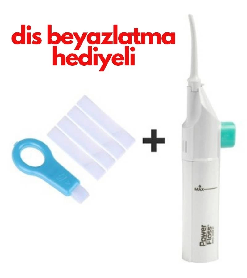 2'si 1 Arada Mekanik Diş Ve Ağız Temizleme & Diş Beyazlatma Seti | Power Floss